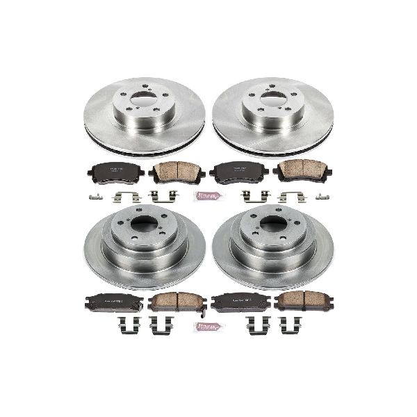 1997-1999 Subaru Legacy Disc Brake Kit - Front and Rear (Powerstop)