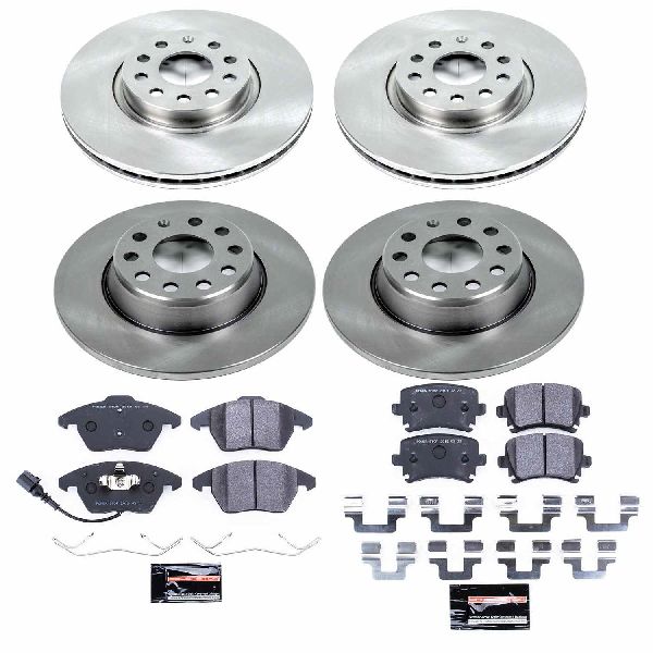 2006-2009 Audi A3 Disc Brake Kit - Front and Rear (Powerstop)