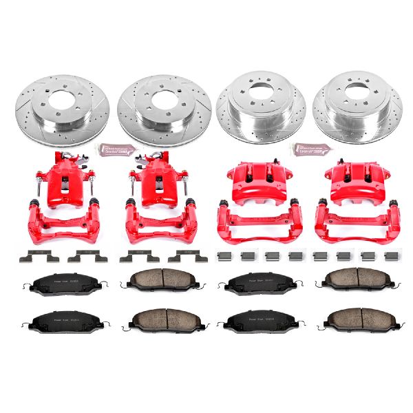 2005-2010 Ford Mustang Disc Brake Kit - Front and Rear (Powerstop)