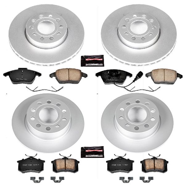 2010-2013 Audi A3 Disc Brake Kit - Front and Rear (Powerstop)