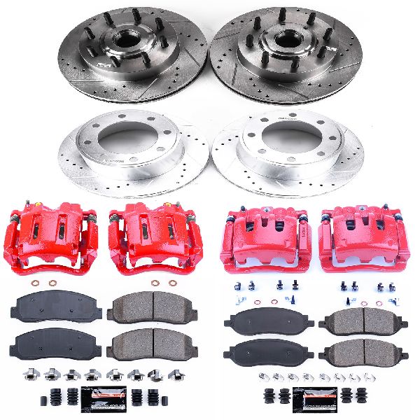 2005-2007 Ford F-350 Super Duty Disc Brake Kit - Front and Rear (Powerstop)