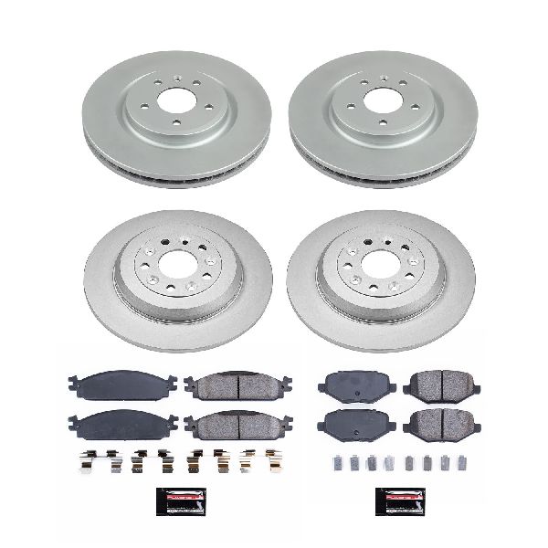 2010 Lincoln MKT Disc Brake Kit - Front and Rear (Powerstop)