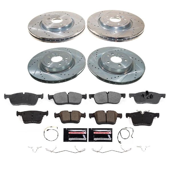 2017-2020 Jaguar F-Pace Disc Brake Kit - Front and Rear (Powerstop)