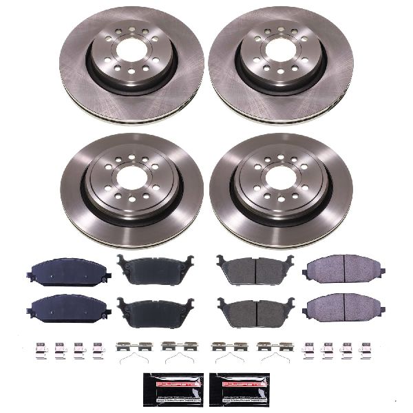 2021-2024 Ram 1500 Disc Brake Kit - Front and Rear (Powerstop)