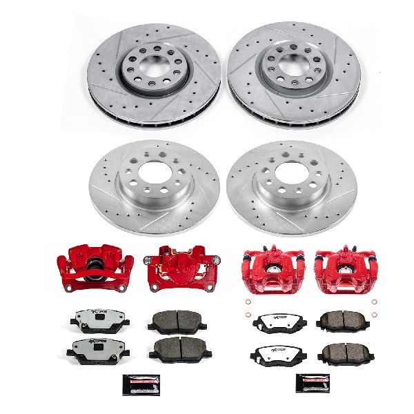 2016-2018 Fiat 500X Disc Brake Kit - Front and Rear (Powerstop)