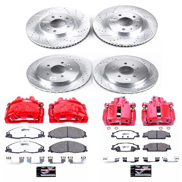 2003-2007 Cadillac CTS Disc Brake Kit - Front and Rear (Powerstop)