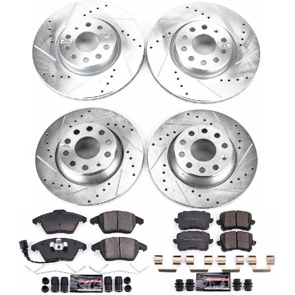 2009 Volkswagen Passat Disc Brake Kit - Front and Rear (Powerstop)