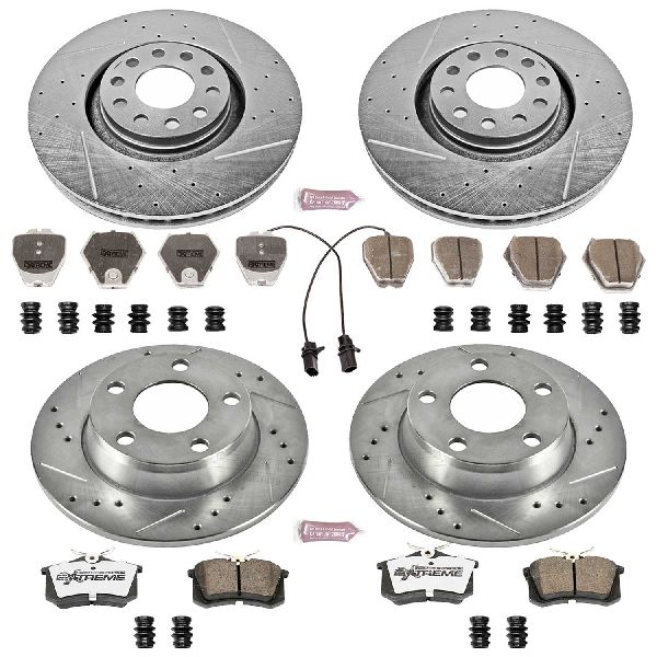 2000-2001 Audi A6 Quattro Disc Brake Kit - Front and Rear (Powerstop)