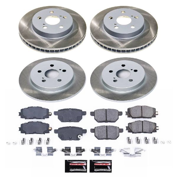 2017-2019 Toyota Prius Prime Disc Brake Kit - Front and Rear (Powerstop)