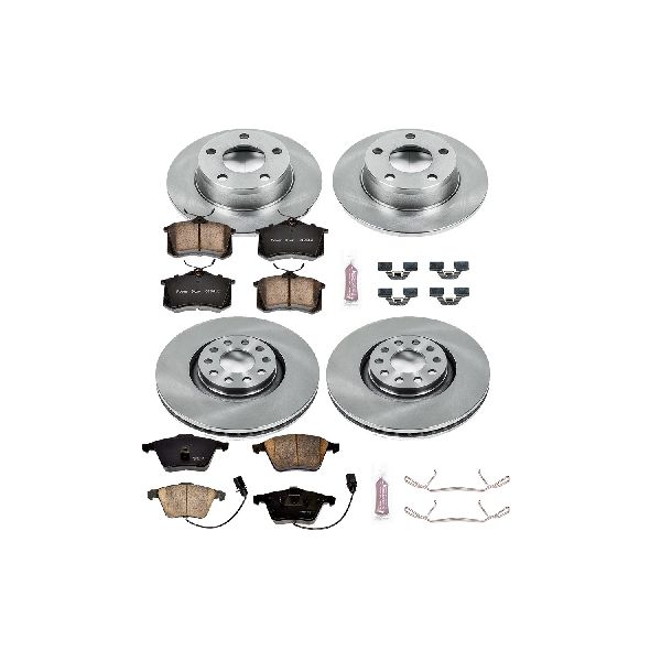 2001-2005 Audi Allroad Quattro Disc Brake Kit - Front and Rear (Powerstop)