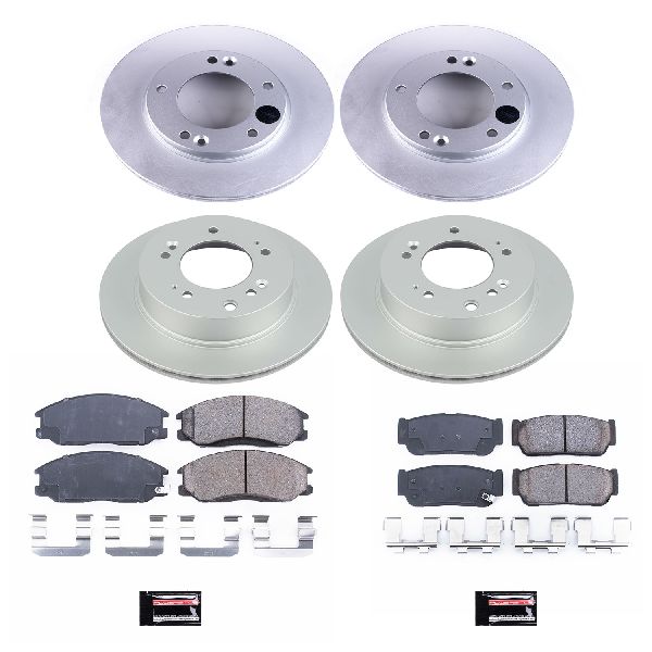 2007-2009 Kia Sorento Disc Brake Kit - Front and Rear (Powerstop)