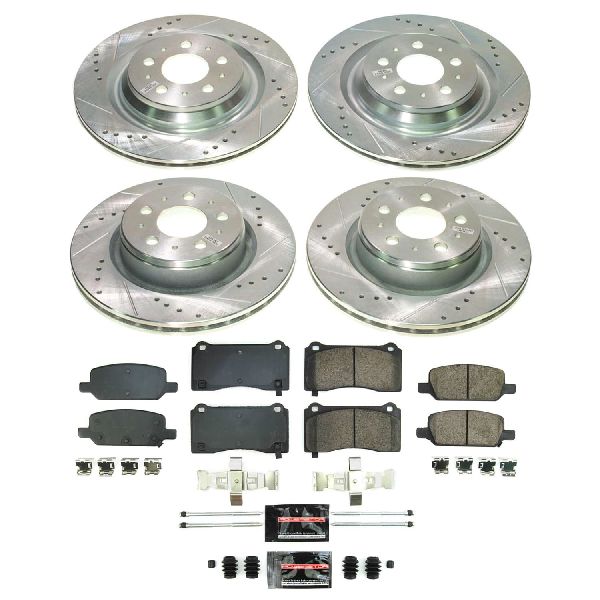 2017-2021 Tesla 3 Disc Brake Kit - Front and Rear (Powerstop)