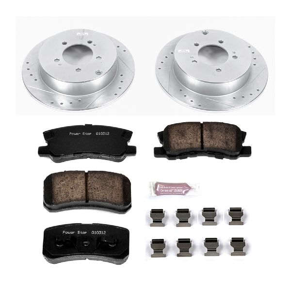 2007-2013 Mitsubishi Outlander Disc Brake Kit - Rear (Powerstop)