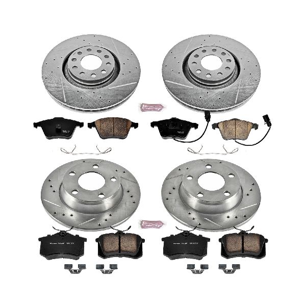 2002-2004 Audi A6 Quattro Disc Brake Kit - Front and Rear (Powerstop)