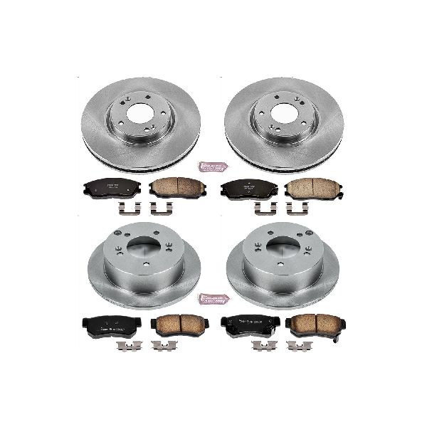 2003-2005 Hyundai XG350 Disc Brake Kit - Front and Rear (Powerstop)