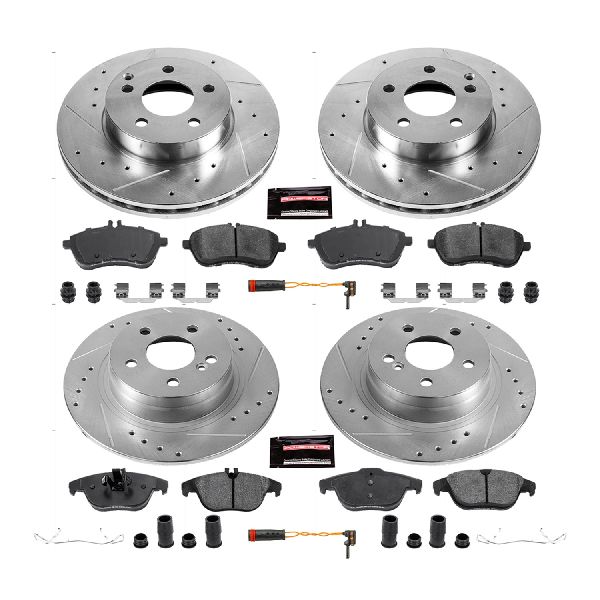 2008-2012 Mercedes-Benz C300 Disc Brake Kit - Front and Rear (Powerstop)