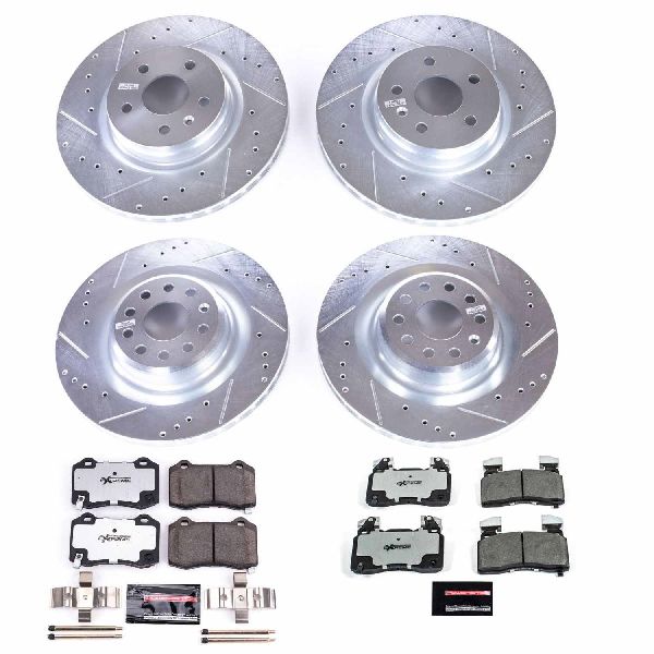 2016-2021 Tesla X Disc Brake Kit - Front and Rear (Powerstop)