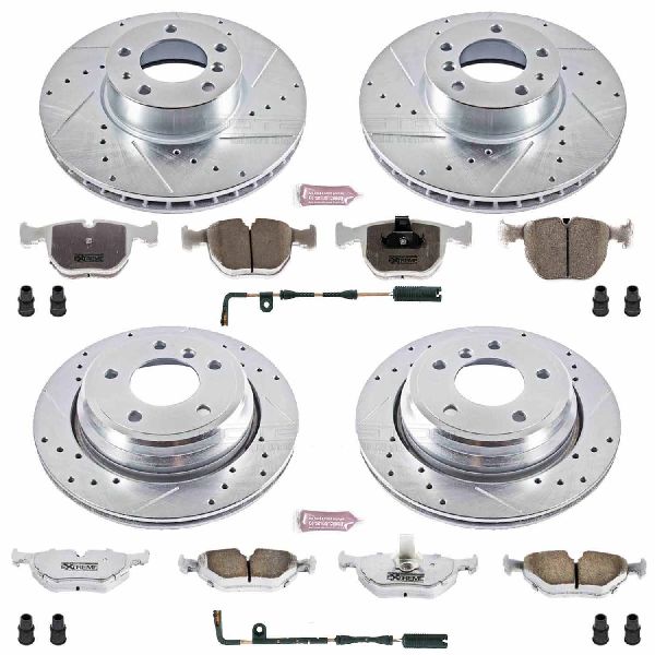 1999-2000 BMW 540i Disc Brake Kit - Front and Rear (Powerstop)
