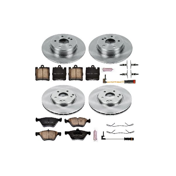 2000-2002 Mercedes-Benz CLK320 Disc Brake Kit - Front and Rear (Powerstop)