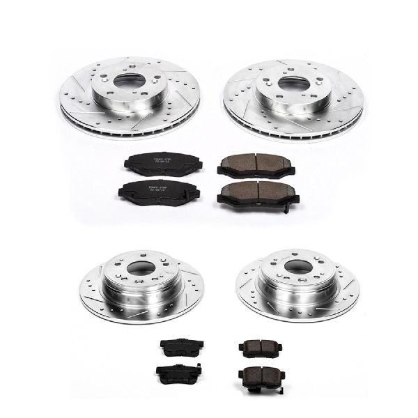 2002-2004 Honda CR-V Disc Brake Kit - Front and Rear (Powerstop)
