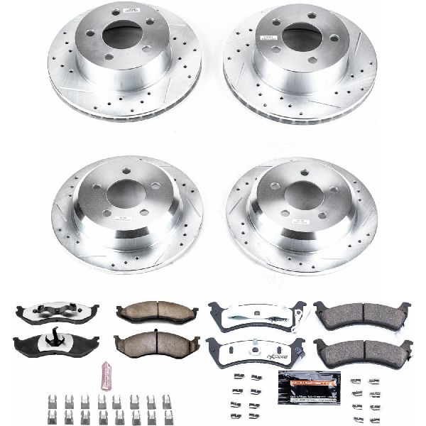 1993-1998 Jeep Grand Cherokee Disc Brake Kit - Front and Rear (Powerstop)