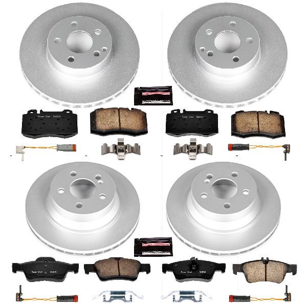 2003-2006 Mercedes-Benz E500 Disc Brake Kit - Front and Rear (Powerstop)