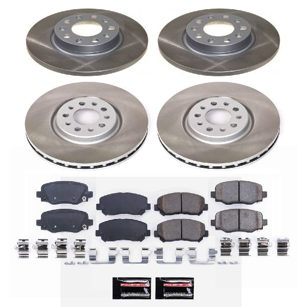 2014-2022 Jeep Cherokee Disc Brake Kit - Front and Rear (Powerstop)