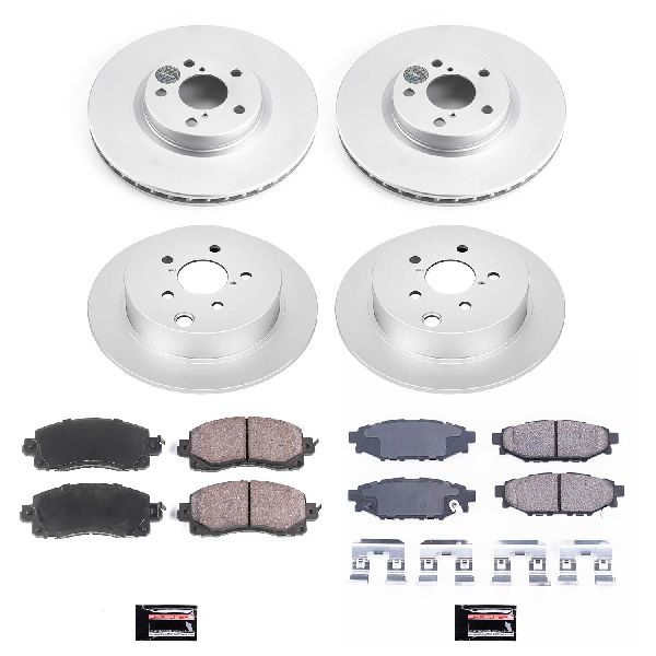 2017-2022 Subaru Impreza Disc Brake Kit - Front and Rear (Powerstop)