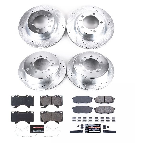 2008-2022 Toyota Sequoia Disc Brake Kit - Front and Rear (Powerstop)