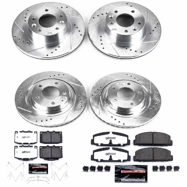 1993-1995 Mazda RX-7 Disc Brake Kit - Front and Rear (Powerstop)