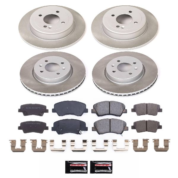 2012-2017 Kia Rio Disc Brake Kit - Front and Rear (Powerstop)