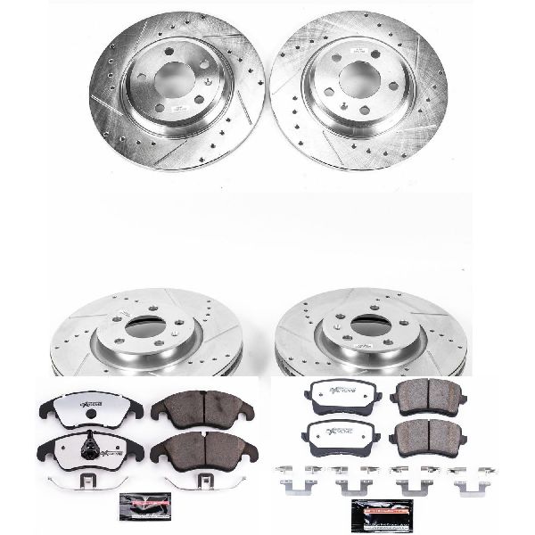 2012-2016 Audi A4 Disc Brake Kit - Front and Rear (Powerstop)