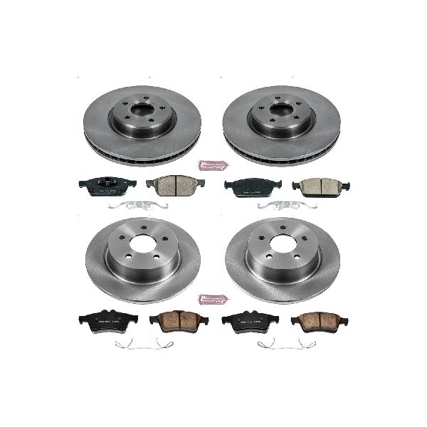 2014-2018 Ford Transit Connect Disc Brake Kit - Front and Rear (Powerstop)