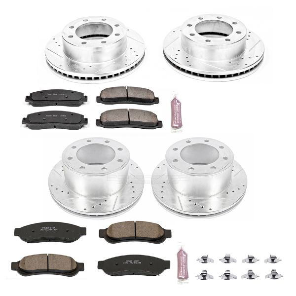 2010 Ford F-350 Super Duty Disc Brake Kit - Front and Rear (Powerstop)