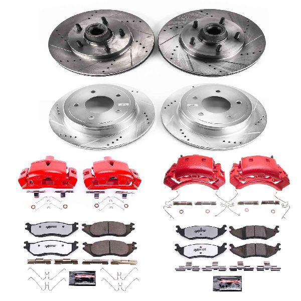 2004-2006 Ford E-150 Disc Brake Kit - Front and Rear (Powerstop)