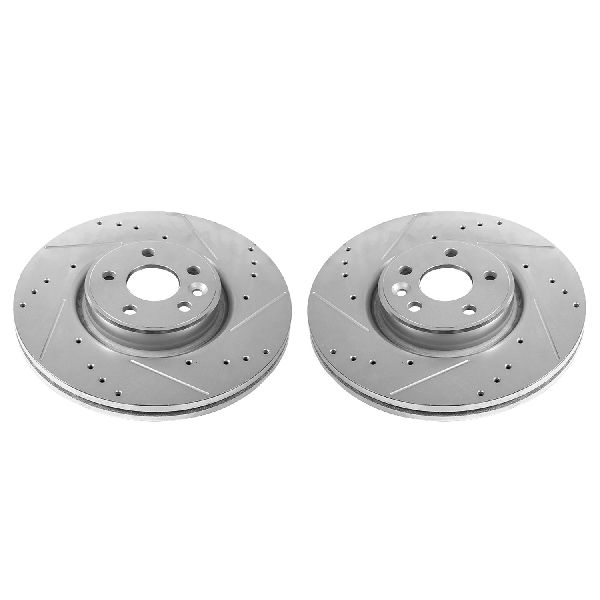 2007-2016 Volvo S80 Disc Brake Rotor Set - Front (Powerstop)