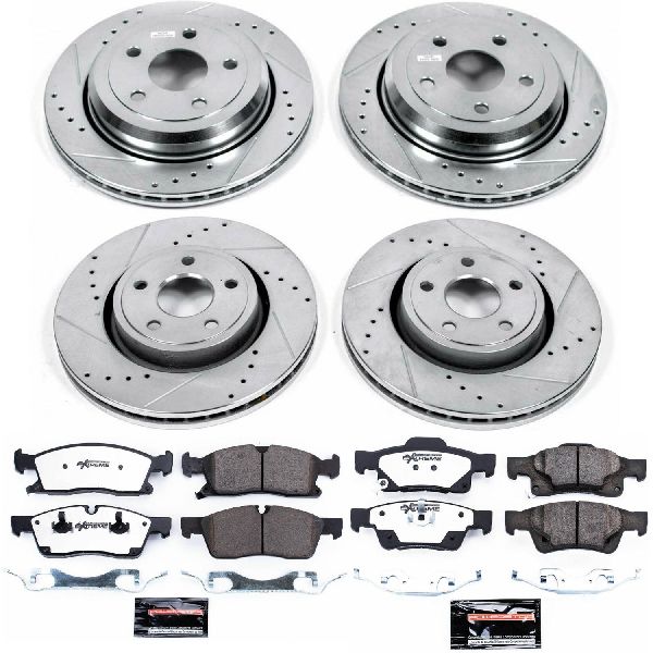2011-2020 Dodge Durango Disc Brake Kit - Front and Rear (Powerstop)