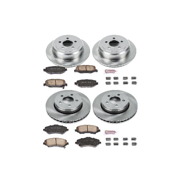 2007-2011 Dodge Nitro Disc Brake Kit - Front and Rear (Powerstop)