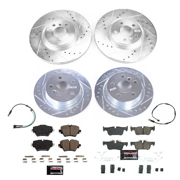 2021-2024 Mini Cooper Countryman Disc Brake Kit - Front and Rear (Powerstop)