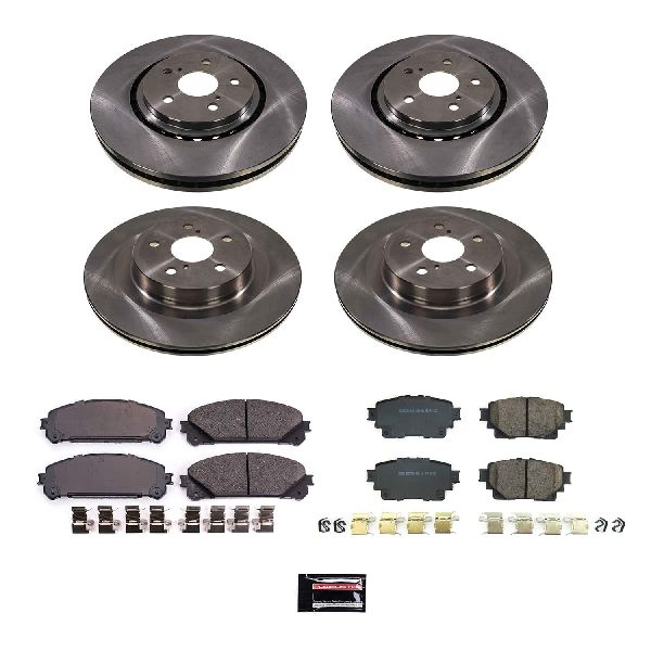 2021-2024 Toyota Sienna Disc Brake Kit - Front and Rear (Powerstop)