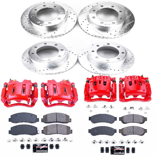 2010-2011 Ford F-350 Super Duty Disc Brake Kit - Front and Rear (Powerstop)