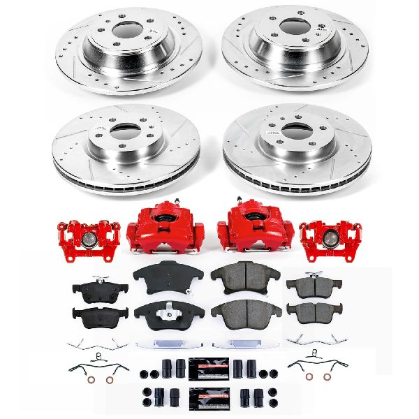 2013-2014 Lincoln MKZ Disc Brake Kit - Front and Rear (Powerstop)