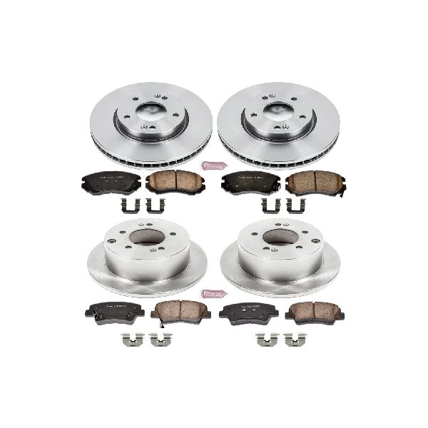 2012-2013 Kia Soul Disc Brake Kit - Front and Rear (Powerstop)
