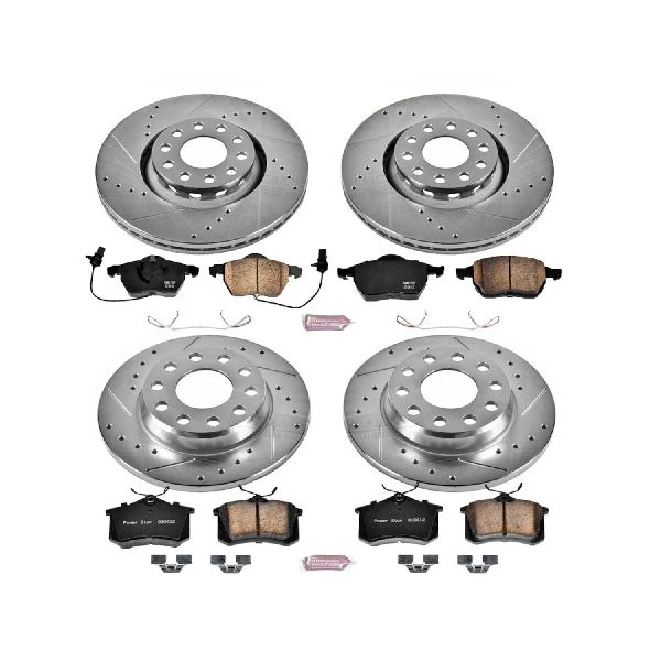 2002-2006 Audi A4 Disc Brake Kit - Front and Rear (Powerstop)