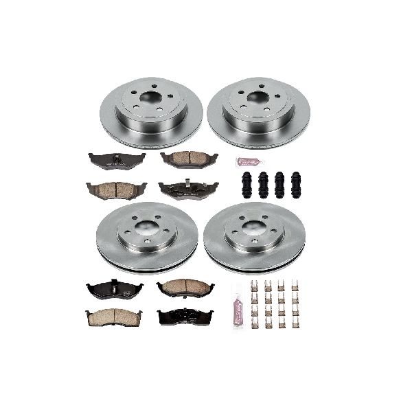 2000-2005 Dodge Neon Disc Brake Kit - Front and Rear (Powerstop)