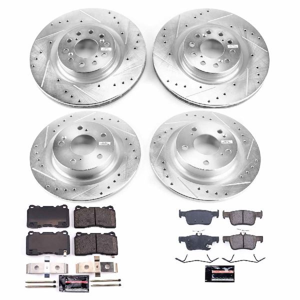 2017-2019 Honda Civic Disc Brake Kit - Front and Rear (Powerstop)