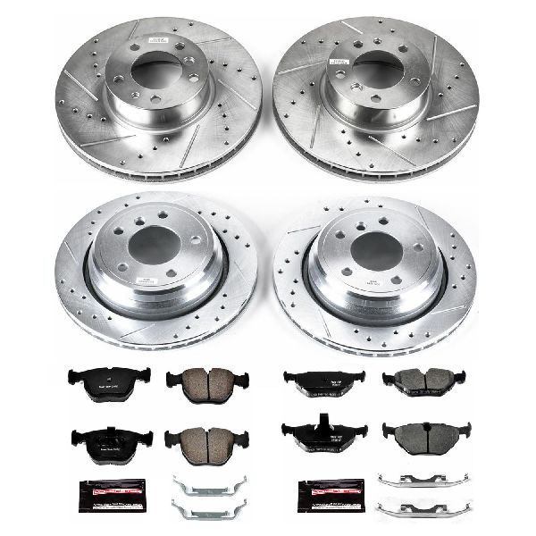 1999-2000 BMW 540i Disc Brake Kit - Front and Rear (Powerstop)