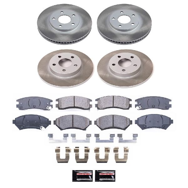 2003-2005 Buick Park Avenue Disc Brake Kit - Front and Rear (Powerstop)