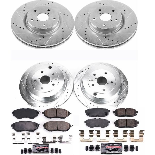 2008-2014 Subaru Tribeca Disc Brake Kit - Front and Rear (Powerstop)