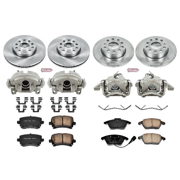 2005-2010 Volkswagen Jetta Disc Brake Kit - Front and Rear (Powerstop)